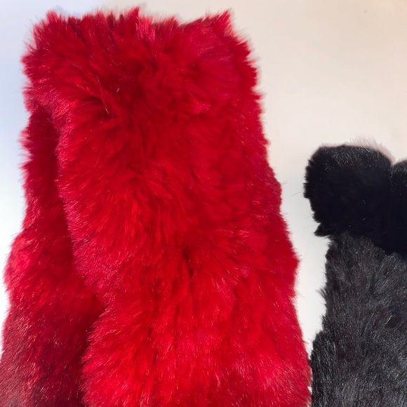 !SOLD! DANIER 100% RABBIT FUR SCARF - Picture 4 of 6